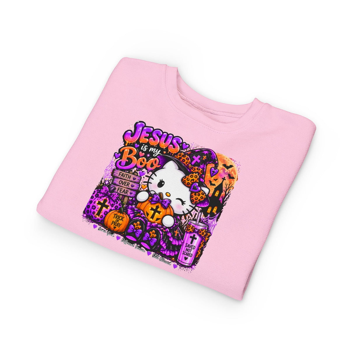 Girls hello kitty Christian Faith Toddler Sweatshirt