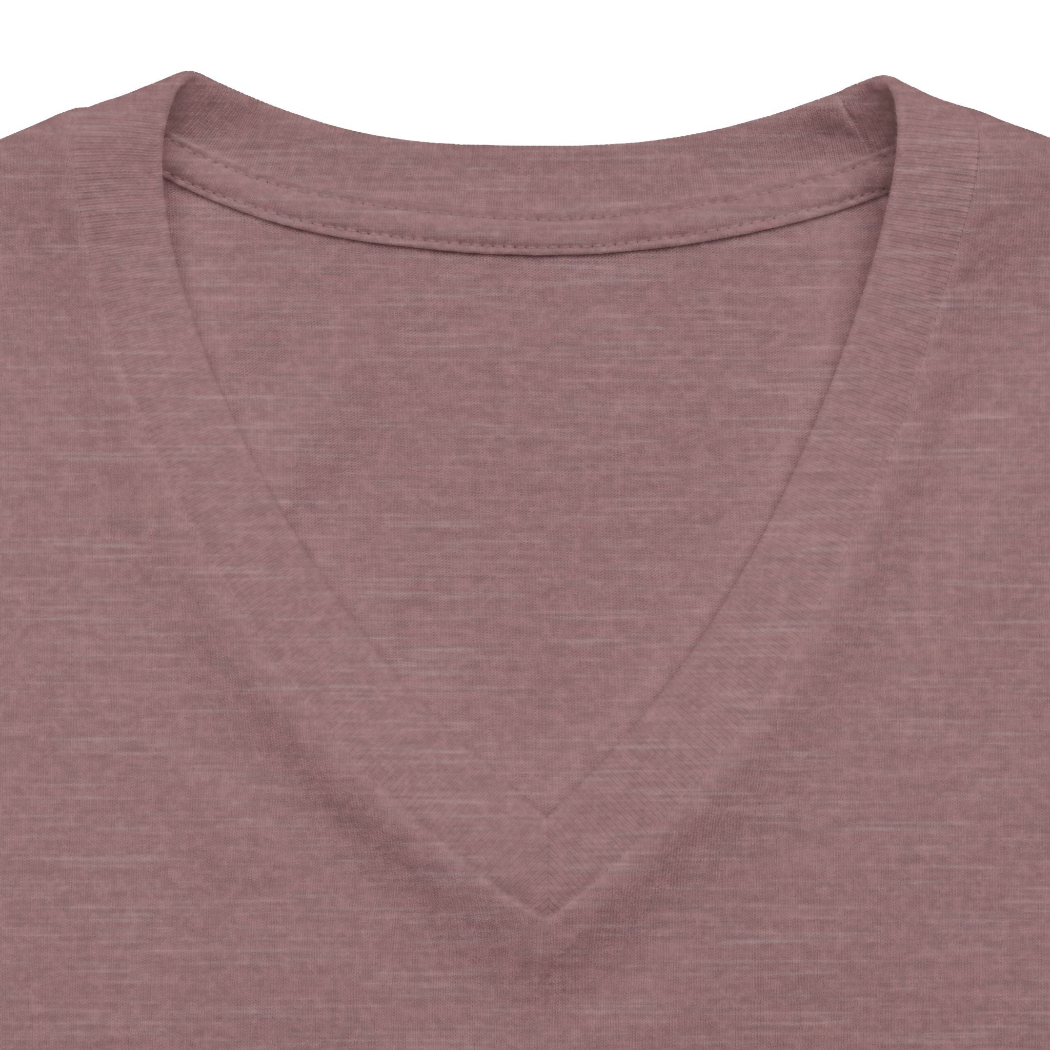 Prayer & Coffee V-Neck Tee — "In My Hand: Prayer, Heart, Faith" Inspirational Women's Shirt