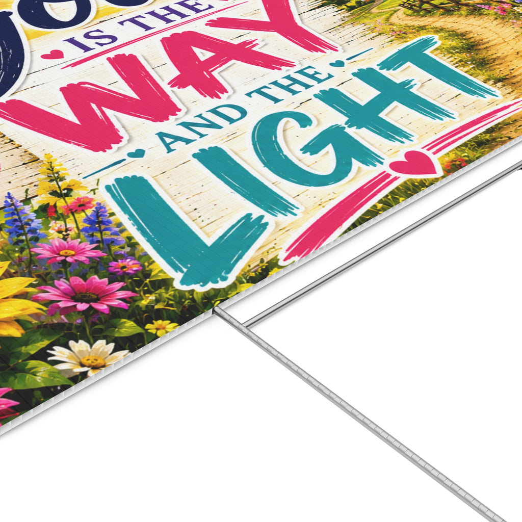 Christian Faith Lawn Sign