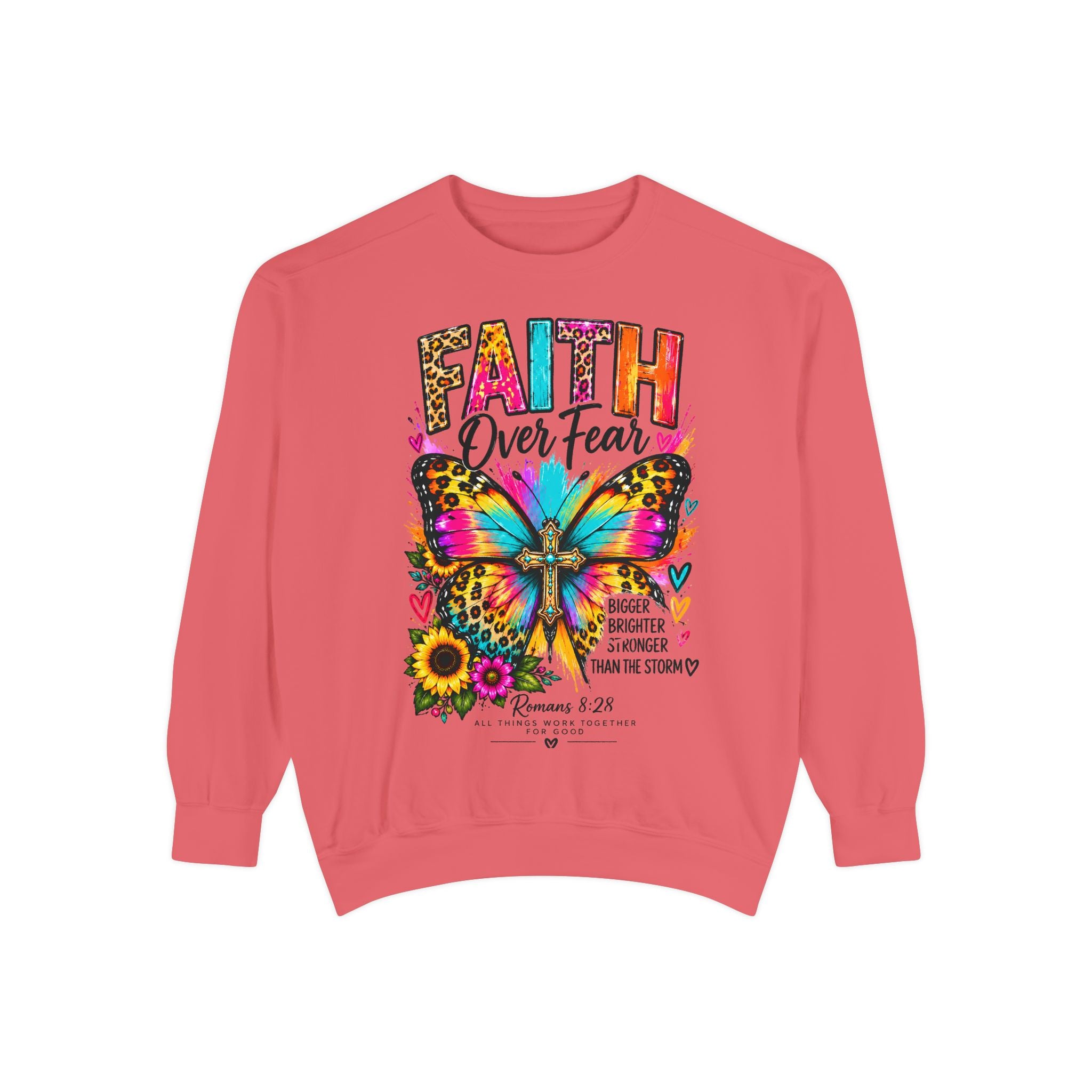 Christian Faith for women Garment-Dyed Sweatshirt