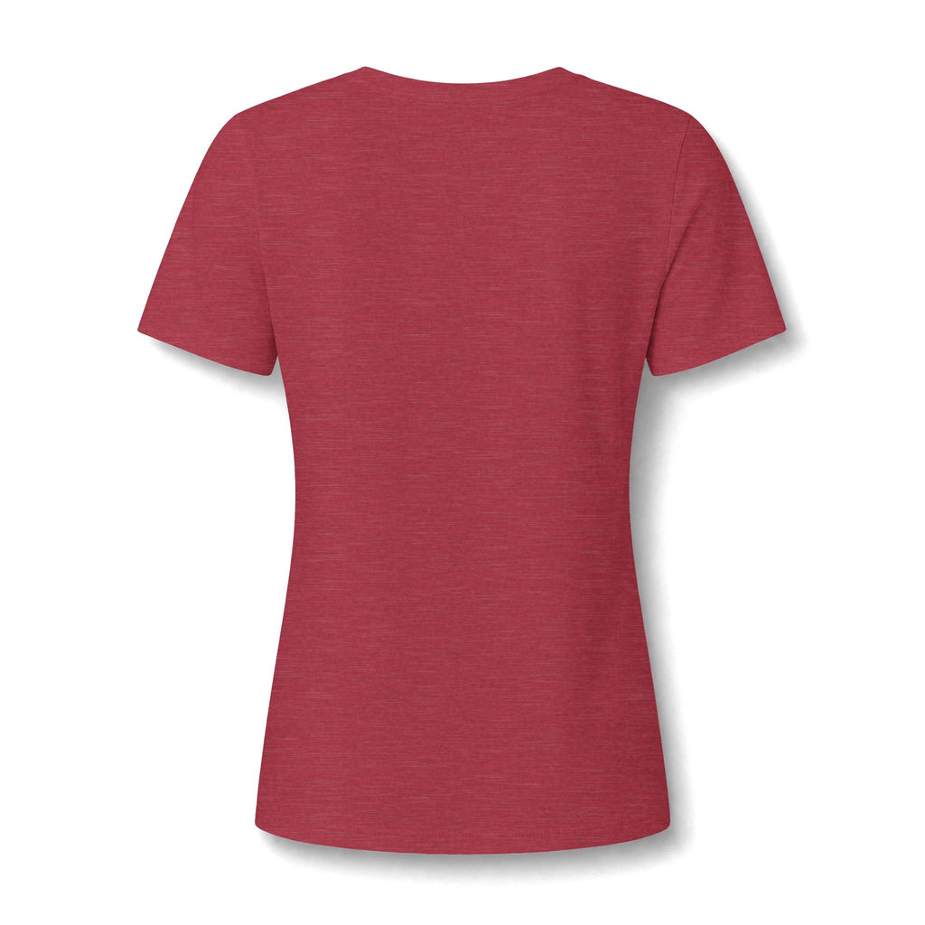 Prayer & Coffee V-Neck Tee — "In My Hand: Prayer, Heart, Faith" Inspirational Women's Shirt