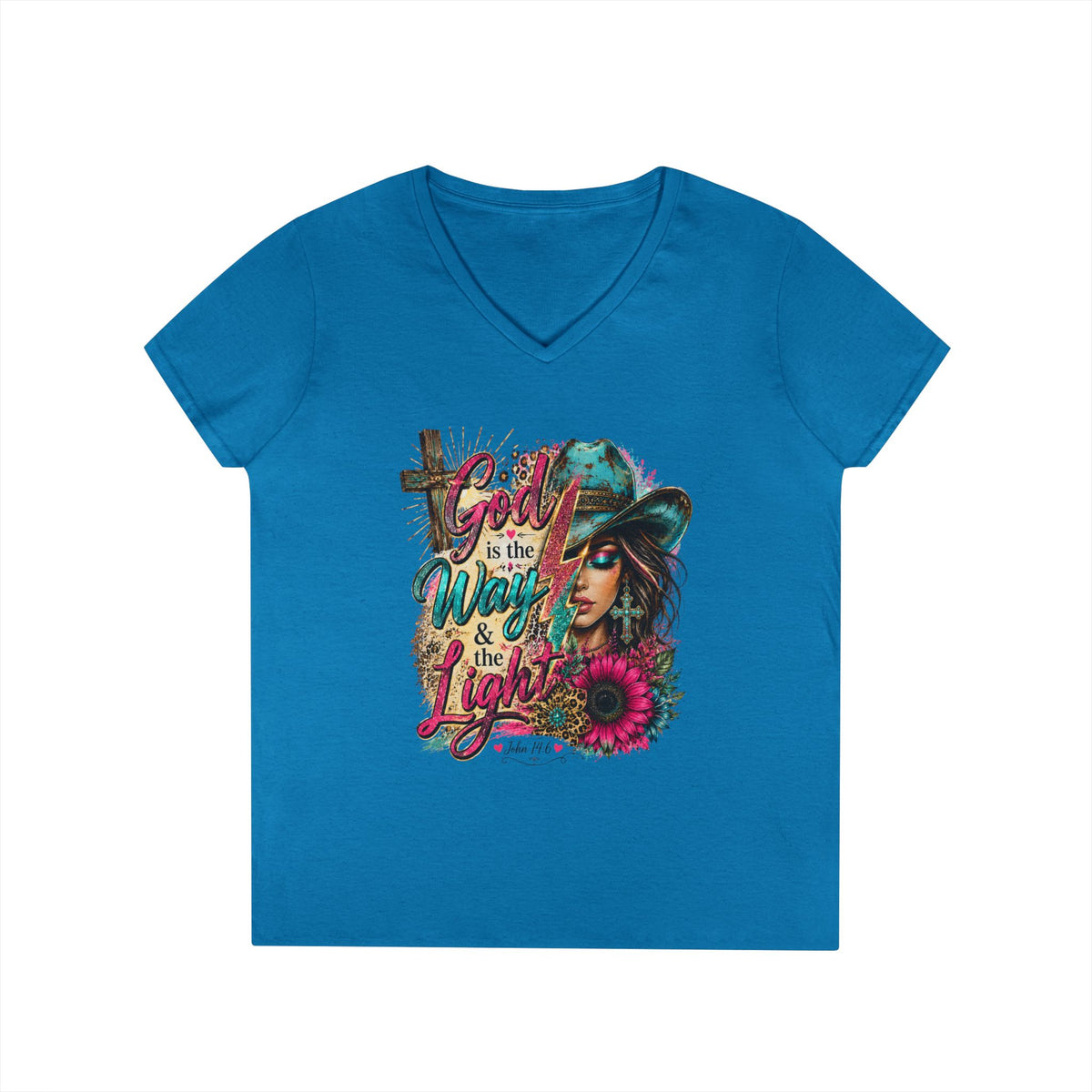 Christian Faith Women’s V-Neck T Shirt