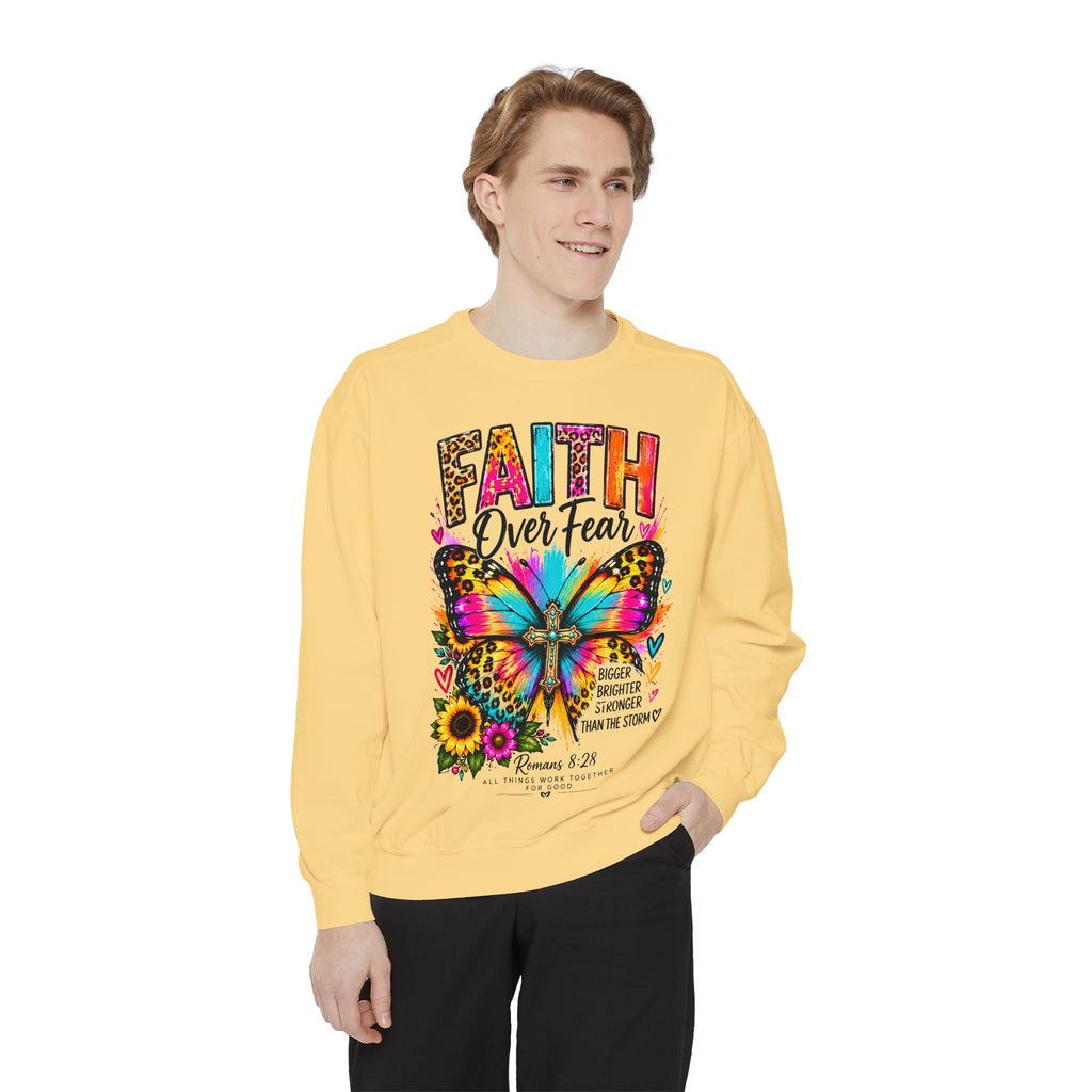 Christian Faith for women Garment-Dyed Sweatshirt