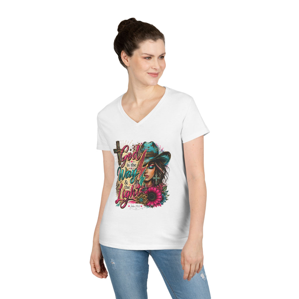 Christian Faith Women’s V-Neck T Shirt