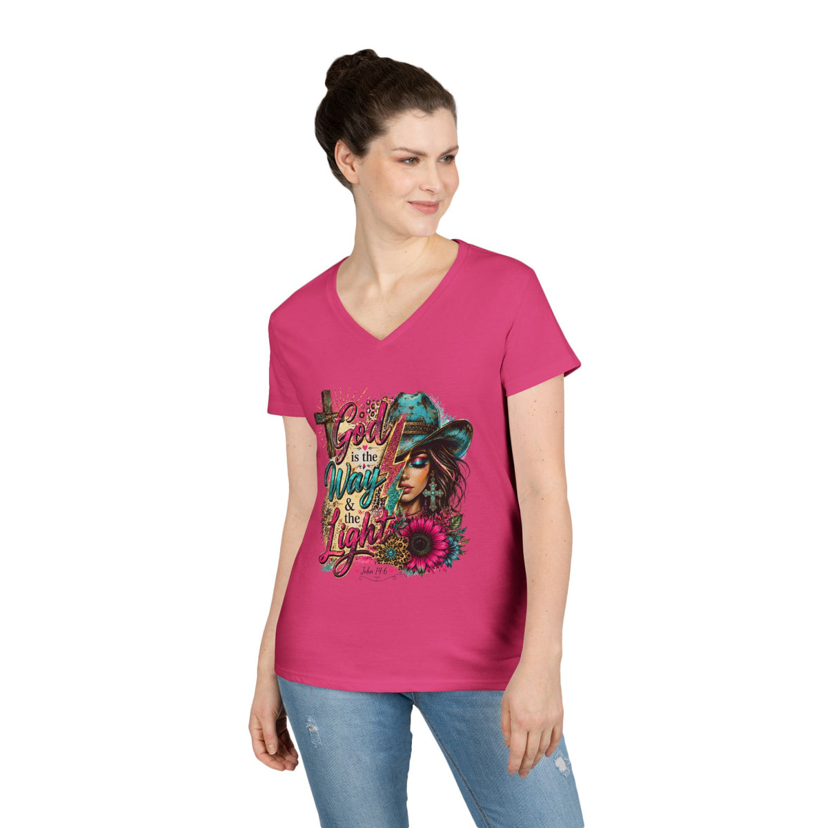 Christian Faith Women’s V-Neck T Shirt