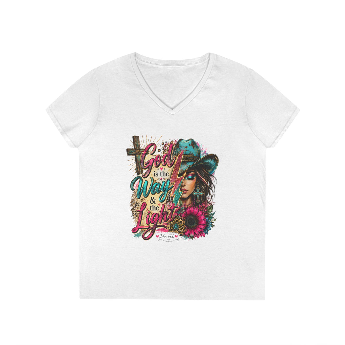 Christian Faith Women’s V-Neck T Shirt