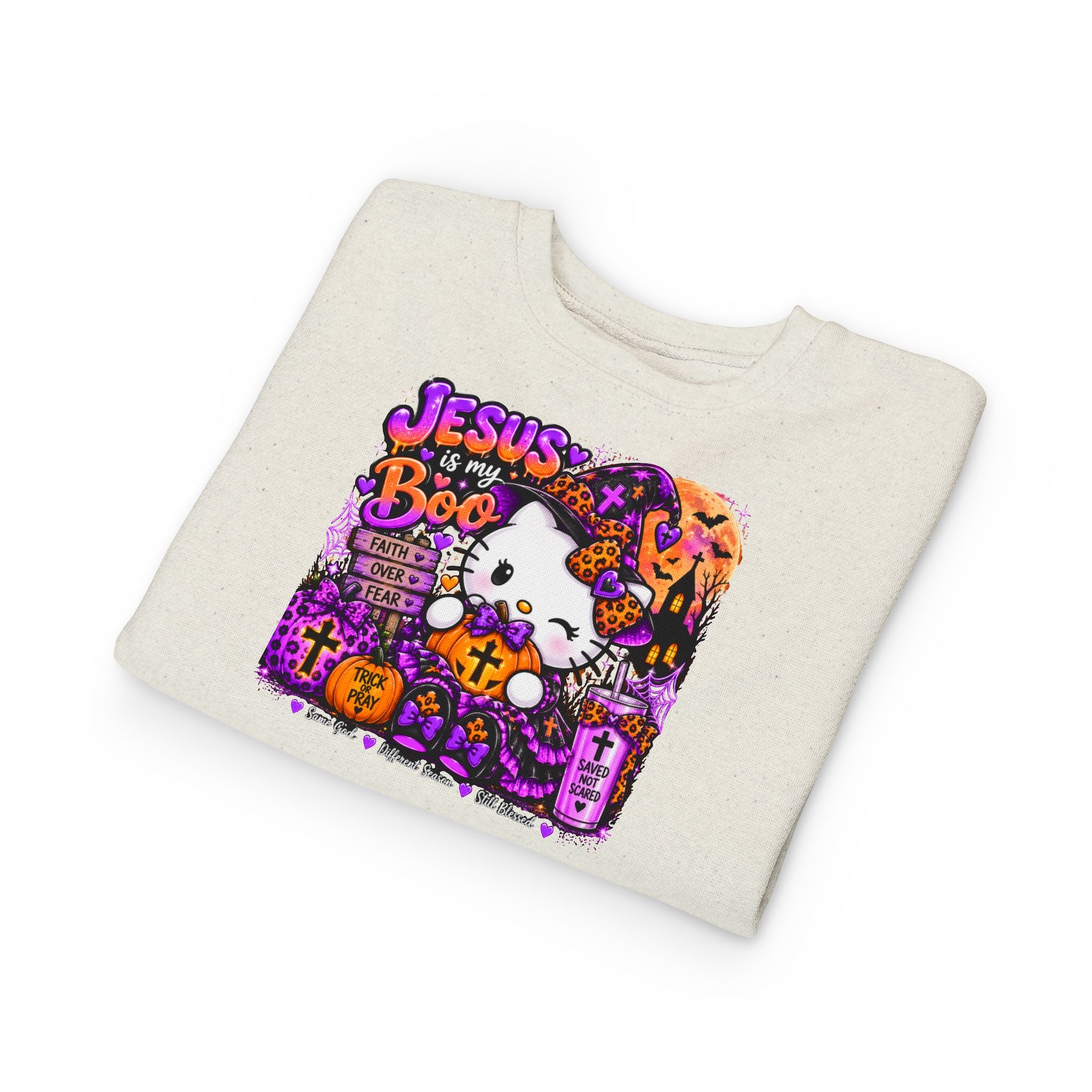 Girls hello kitty Christian Faith Toddler Sweatshirt