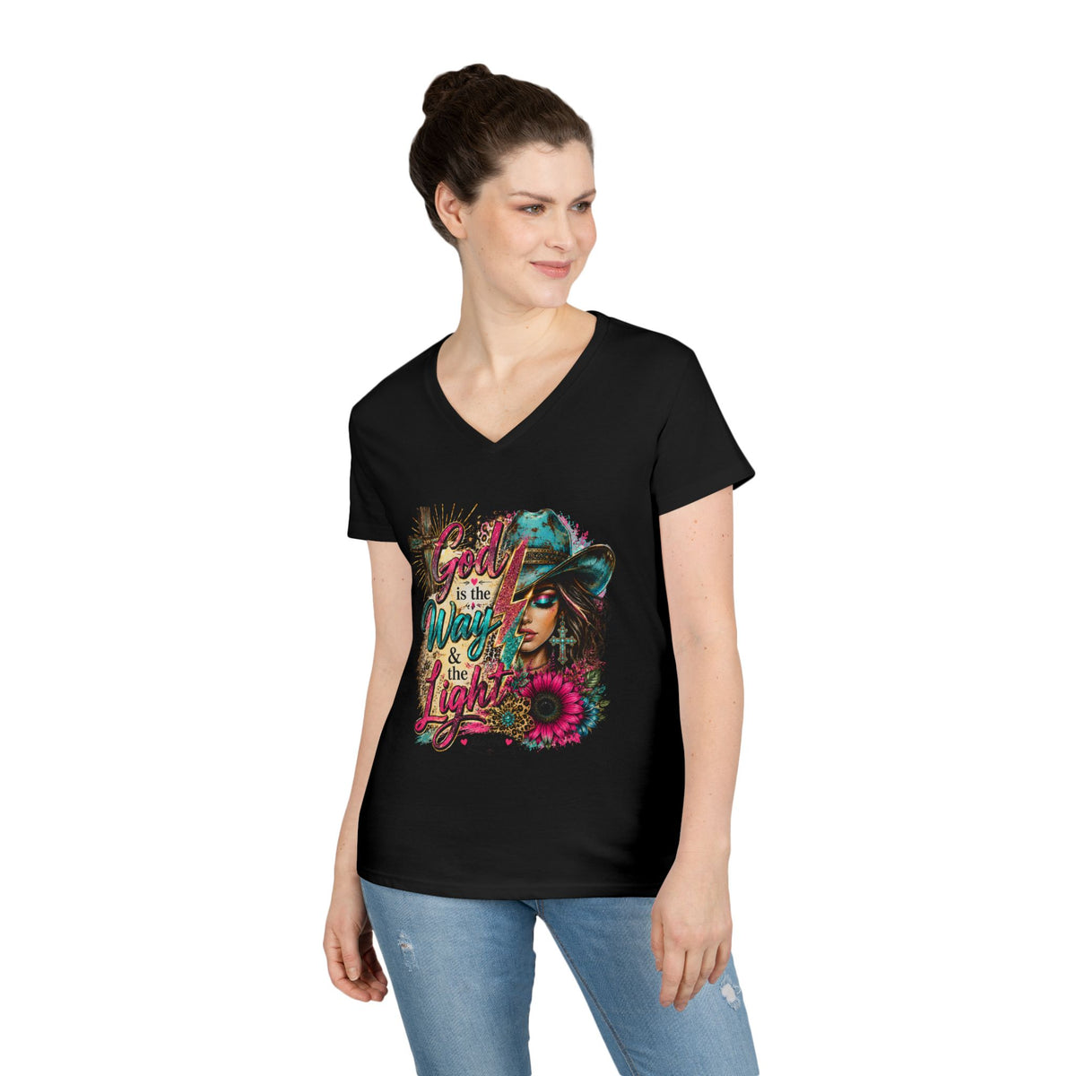 Christian Faith Women’s V-Neck T Shirt