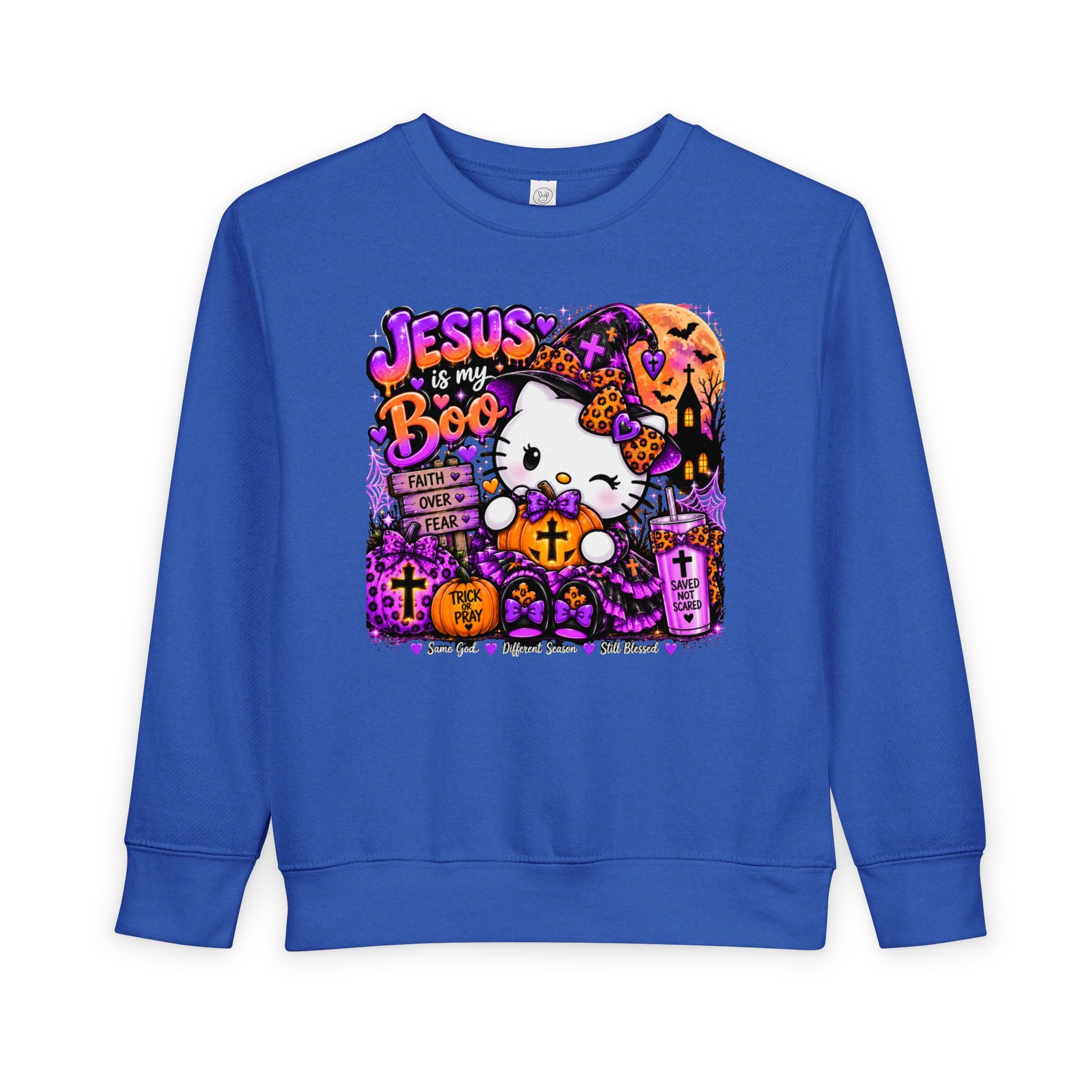 Girls hello kitty Christian Faith Toddler Sweatshirt