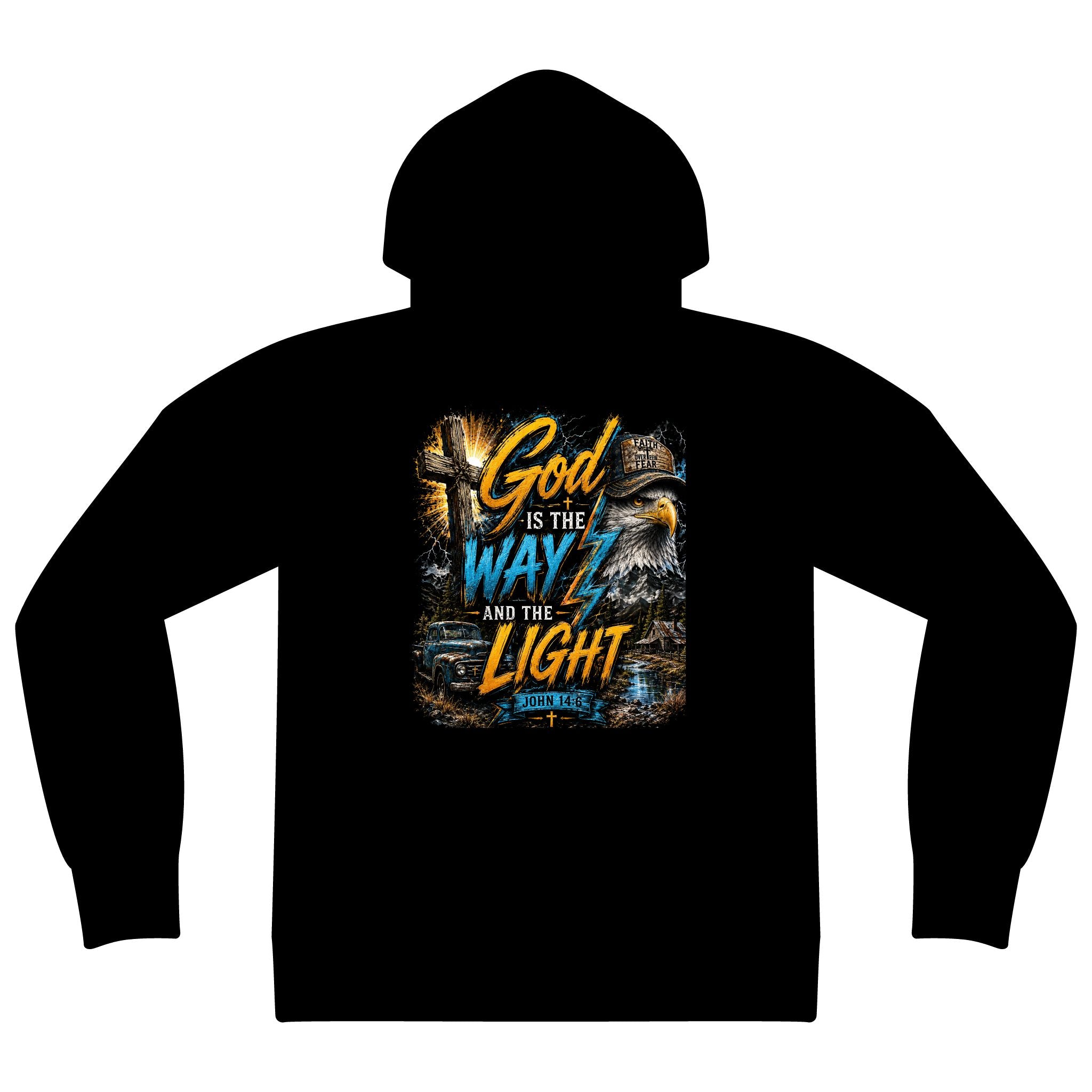 Christian Faith Unisex Hoodie Colorful Faith Sweatshirt