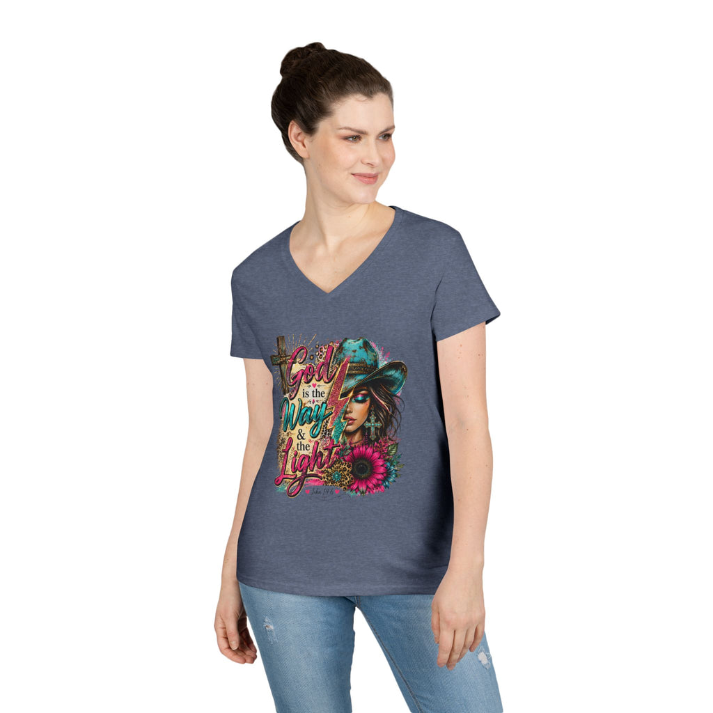 Christian Faith Women’s V-Neck T Shirt