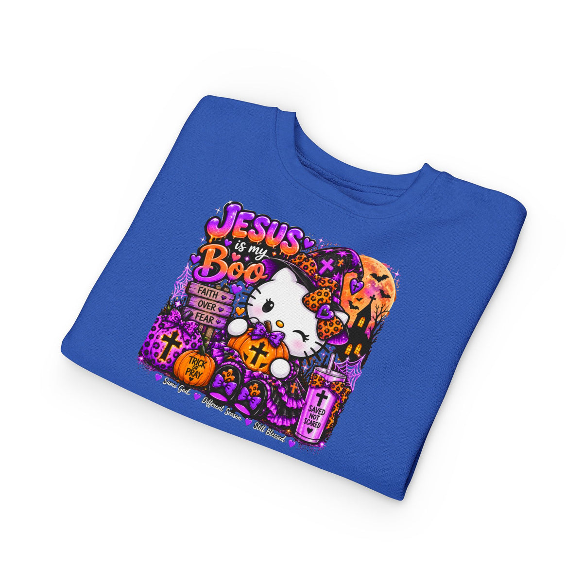 Girls hello kitty Christian Faith Toddler Sweatshirt