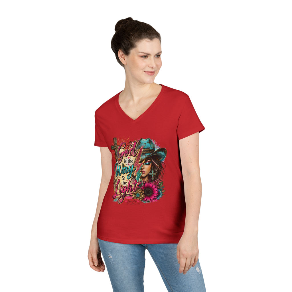 Christian Faith Women’s V-Neck T Shirt