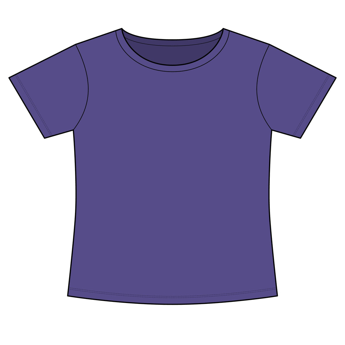 Women's Slim Fit Cotton Polyester T-Shirt