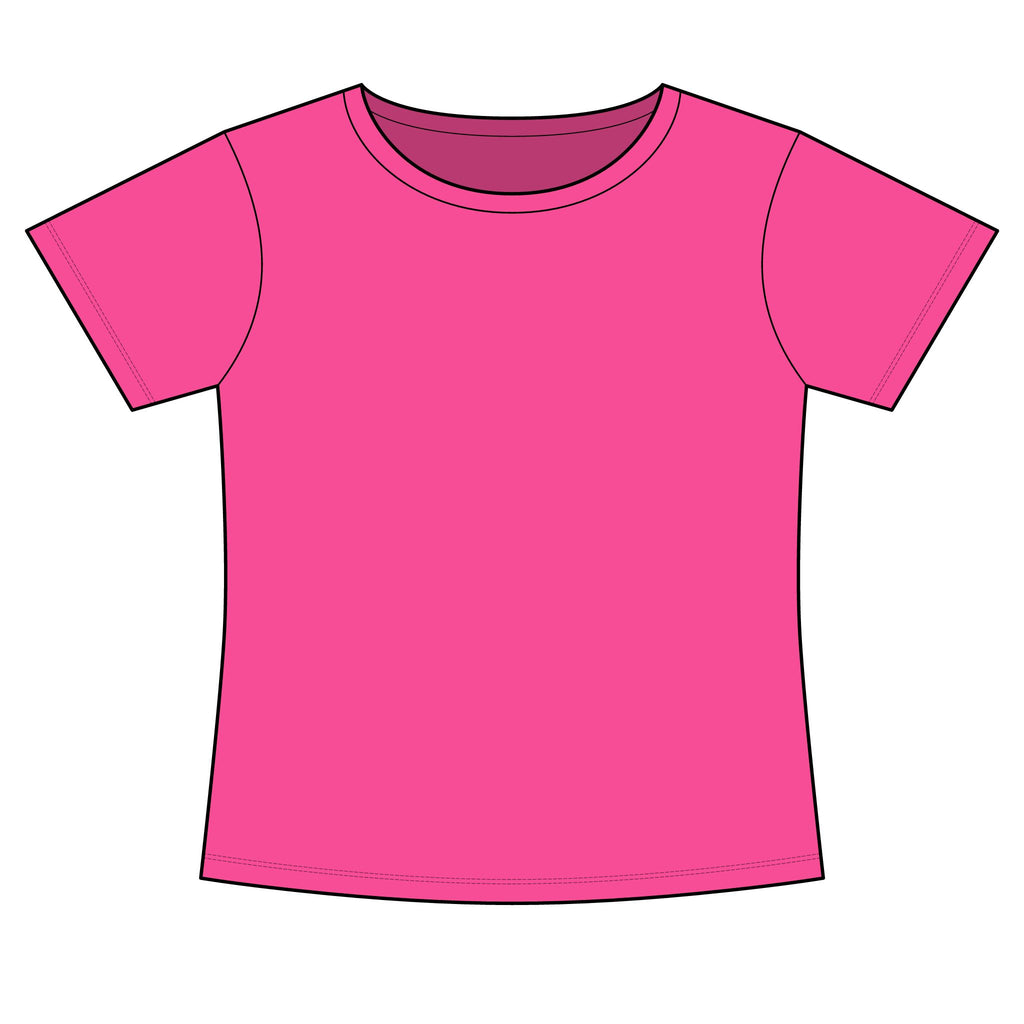 Women's Slim Fit Cotton Polyester T-Shirt