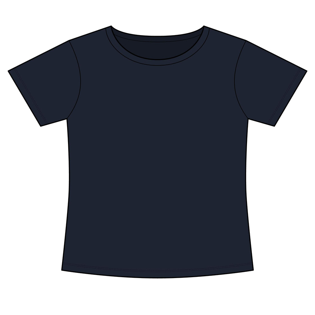 Women's Slim Fit Cotton Polyester T-Shirt