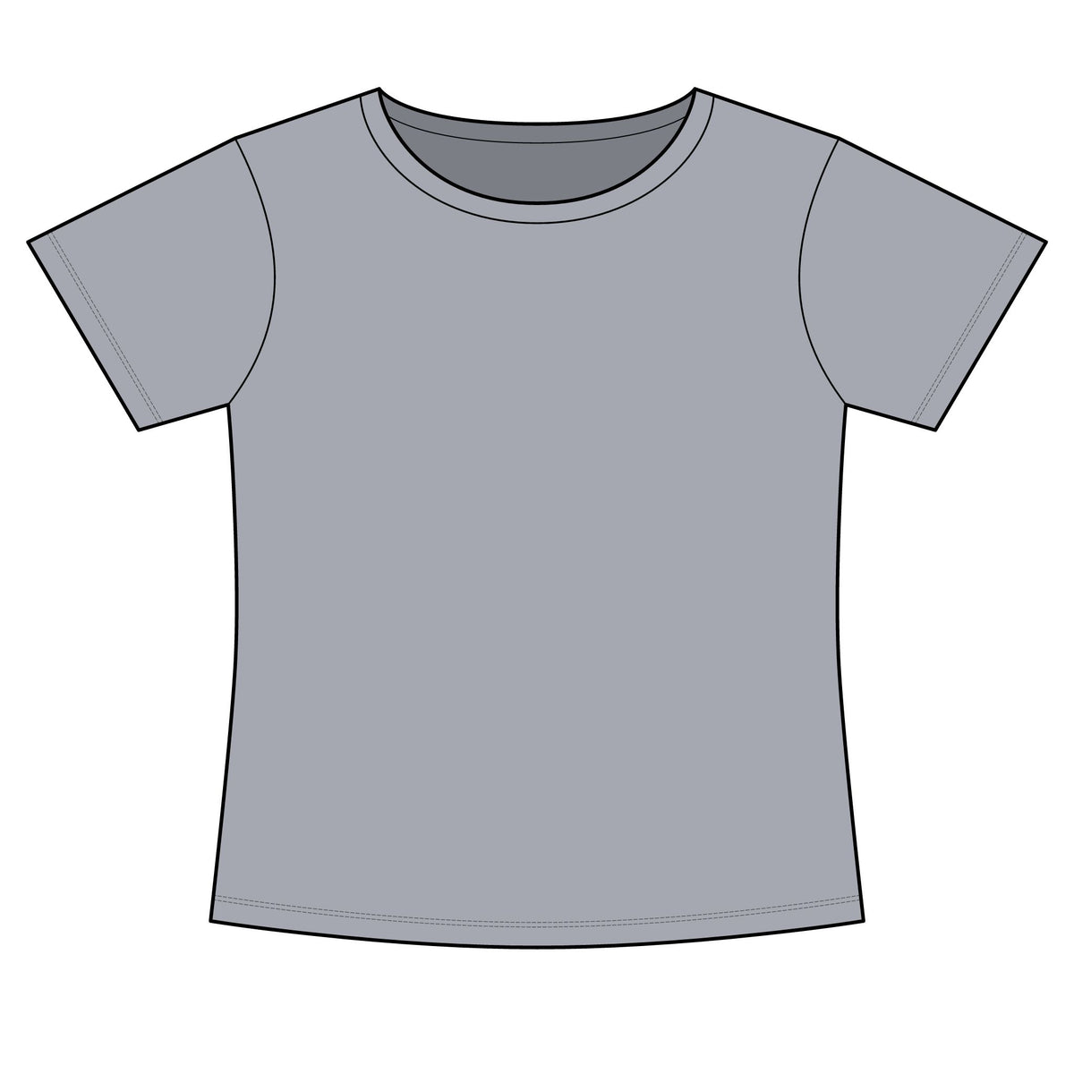 Women's Slim Fit Cotton Polyester T-Shirt