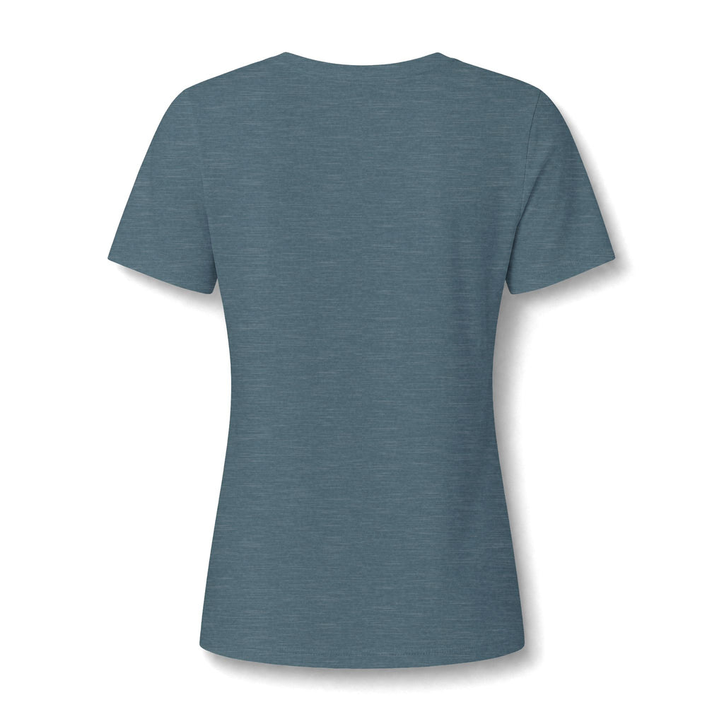 Prayer & Coffee V-Neck Tee — "In My Hand: Prayer, Heart, Faith" Inspirational Women's Shirt
