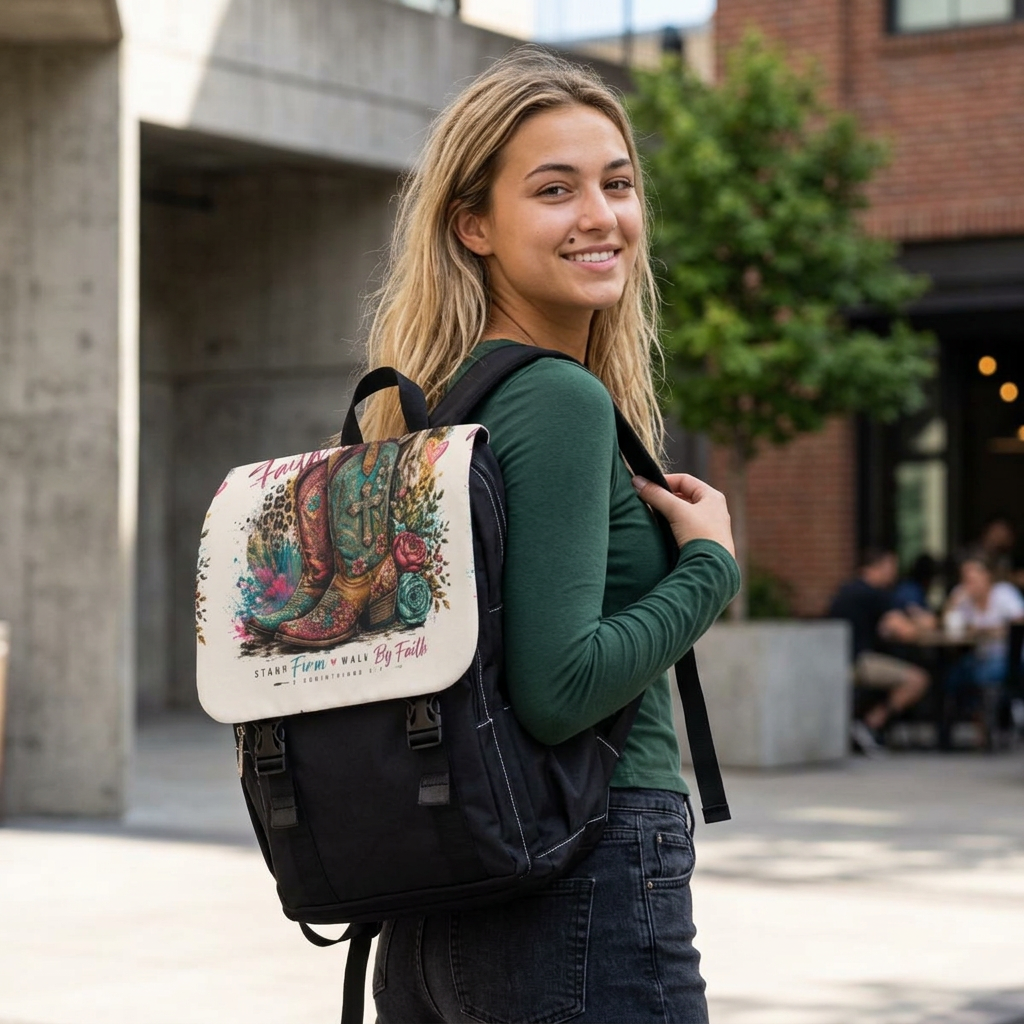 Unisex Casual Shoulder Backpack