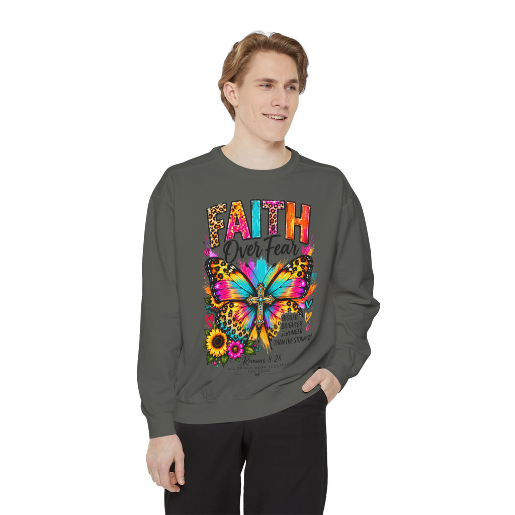 Christian Faith for women Garment-Dyed Sweatshirt