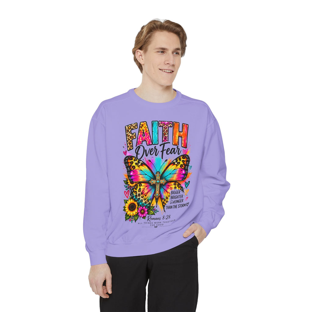 Christian Faith for women Garment-Dyed Sweatshirt