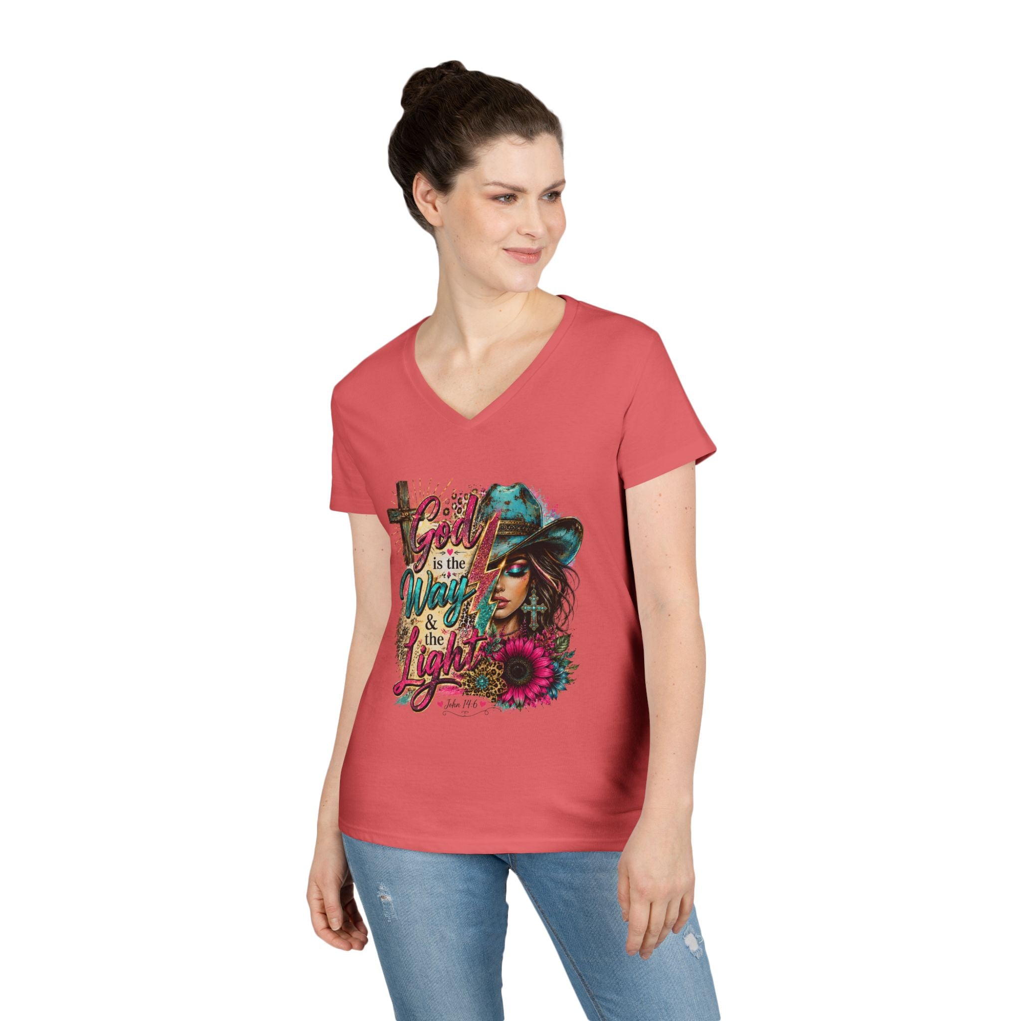 Christian Faith Women’s V-Neck T Shirt