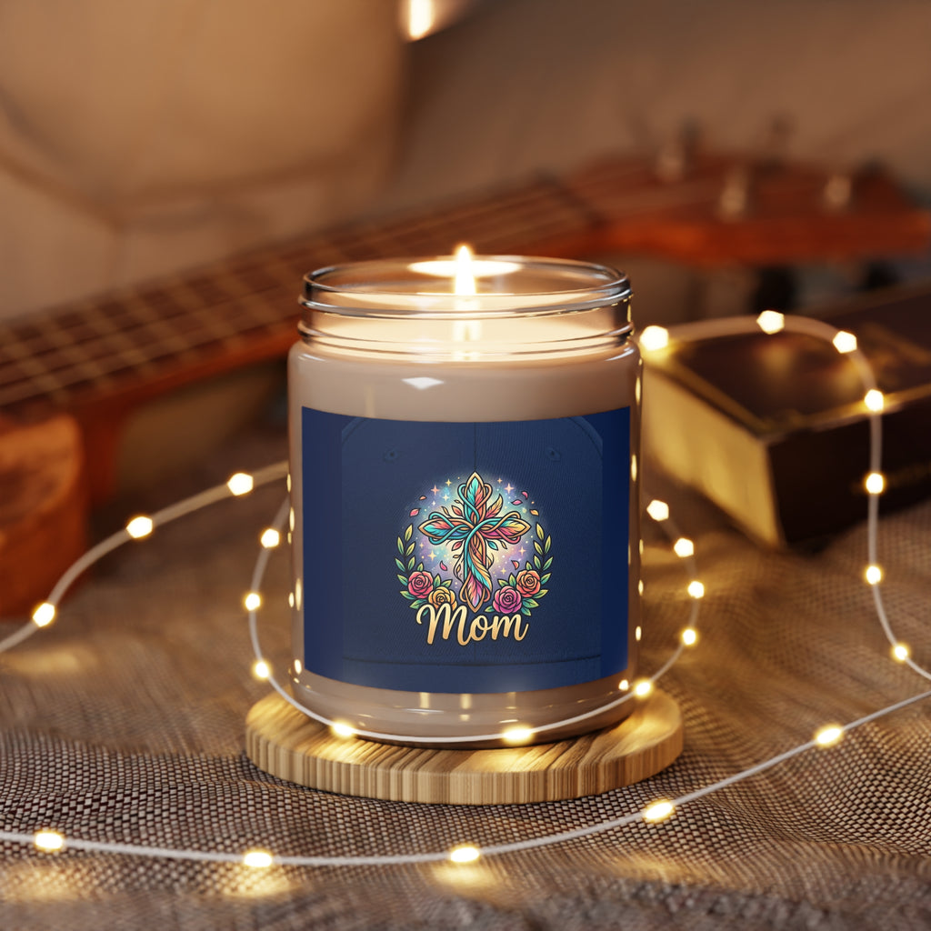 Scented Soy Candles with White Lid, 9oz
