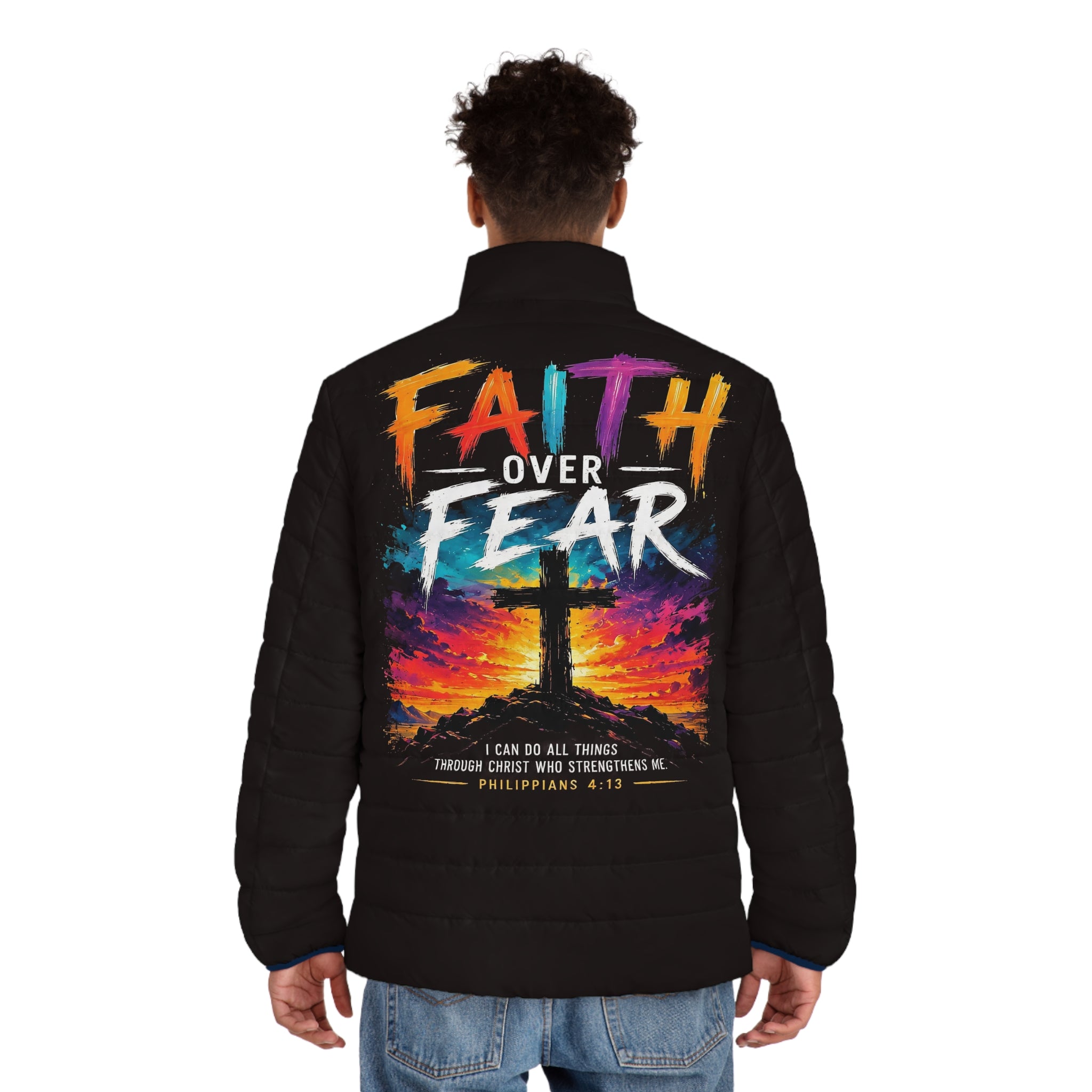 Christian Faith Men’s Puffer Jacket