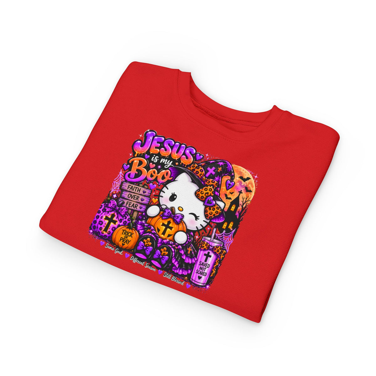 Girls hello kitty Christian Faith Toddler Sweatshirt
