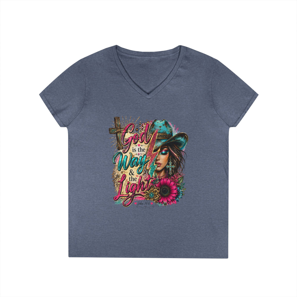 Christian Faith Women’s V-Neck T Shirt
