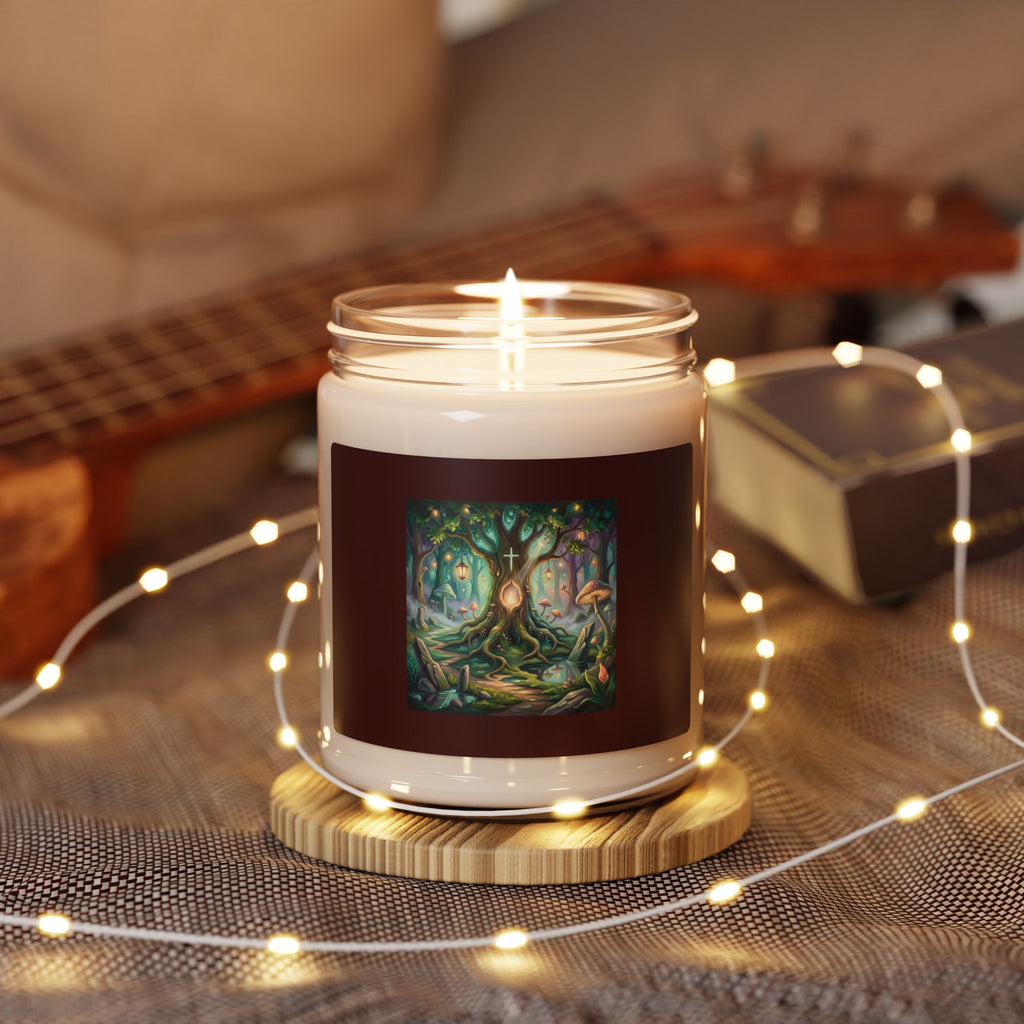 Soy Candle — Enchanted Forest Altar (9oz Scented)