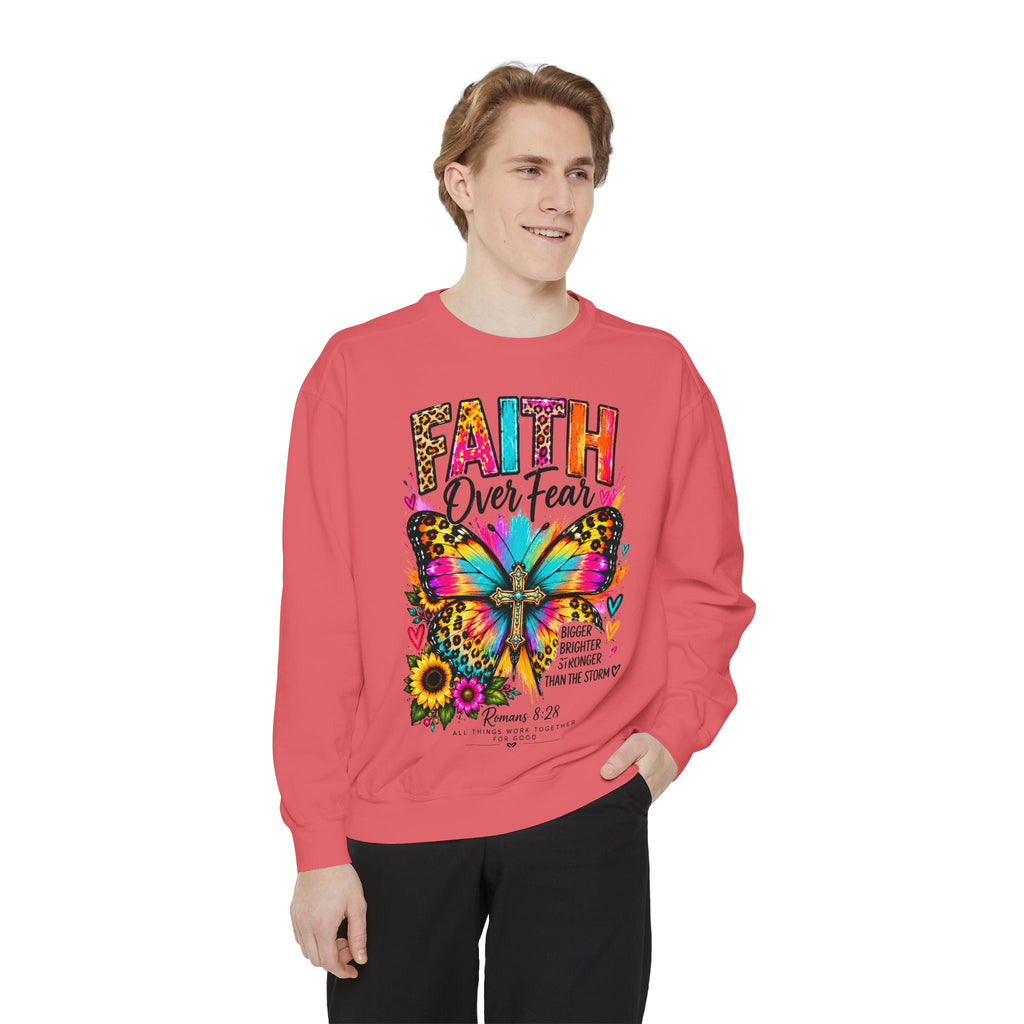 Christian Faith for women Garment-Dyed Sweatshirt