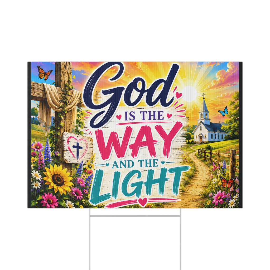 Christian Faith Lawn Sign