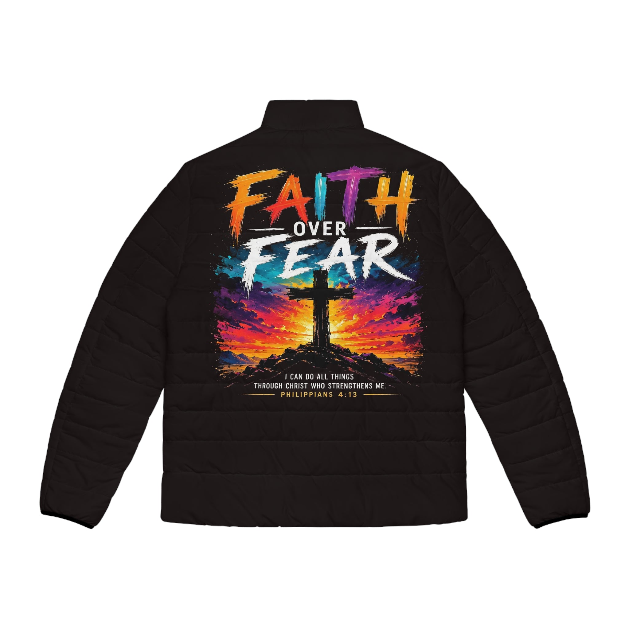 Christian Faith Men’s Puffer Jacket