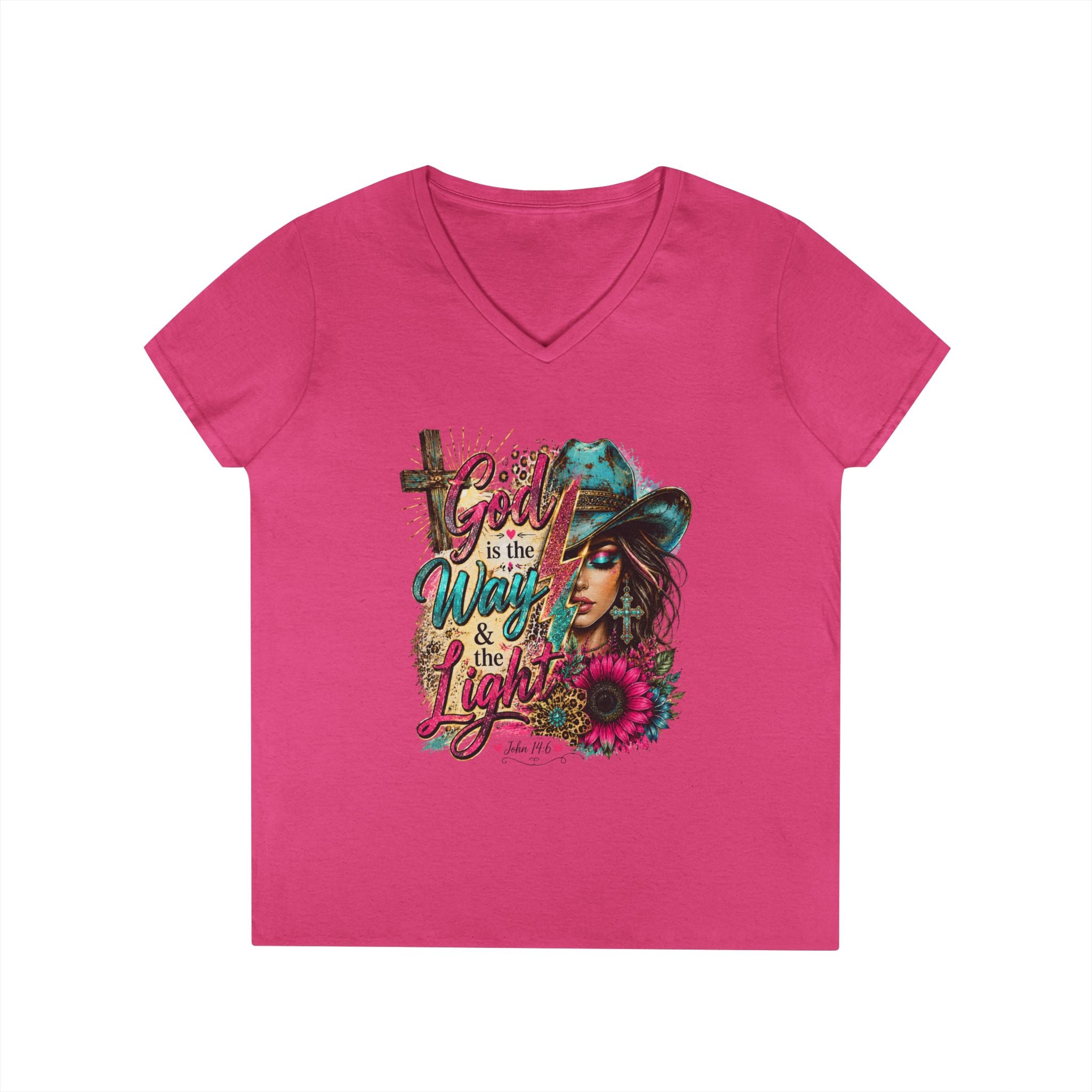 Christian Faith Women’s V-Neck T Shirt