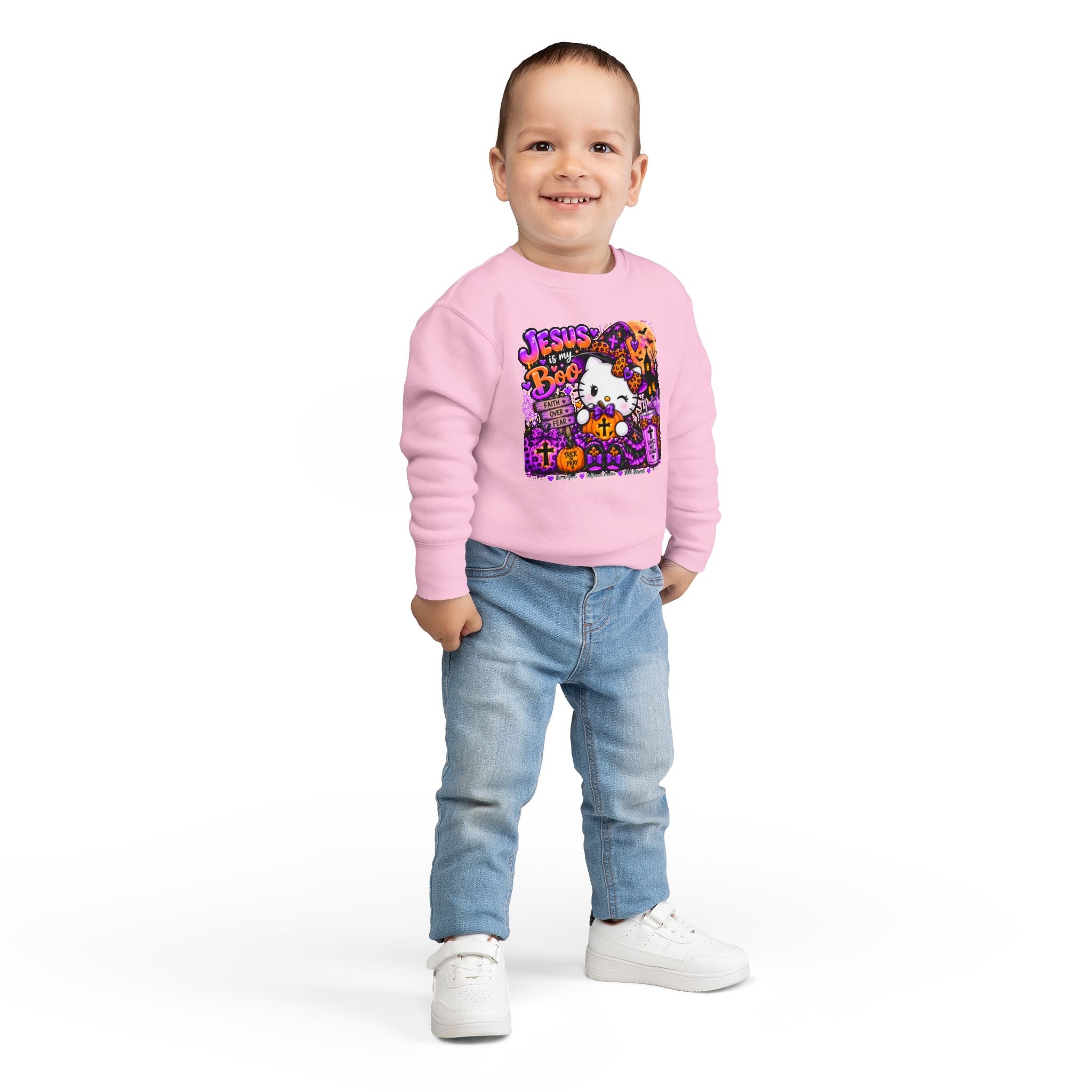 Girls hello kitty Christian Faith Toddler Sweatshirt