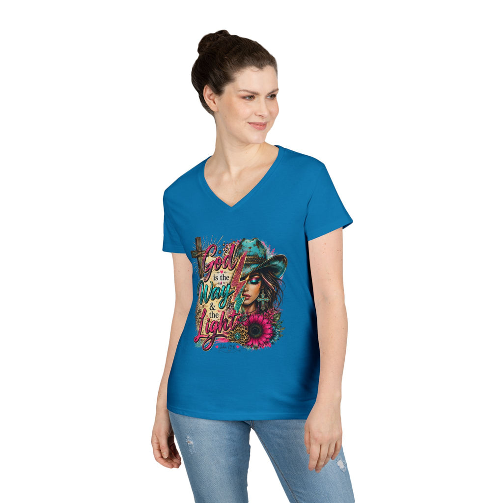 Christian Faith Women’s V-Neck T Shirt
