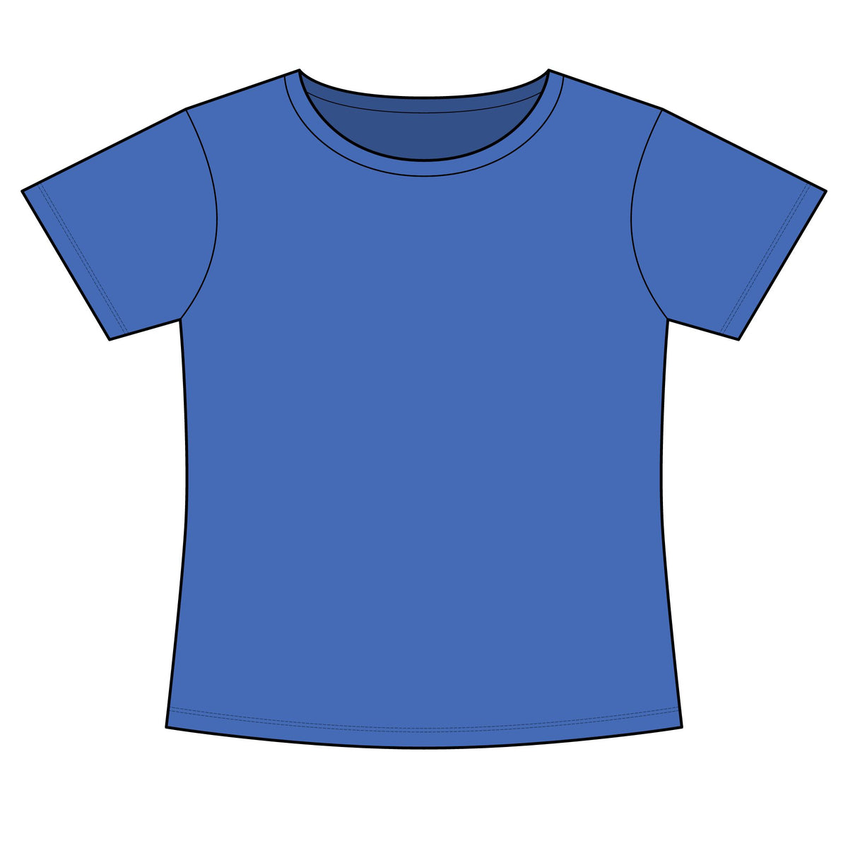 Women's Slim Fit Cotton Polyester T-Shirt