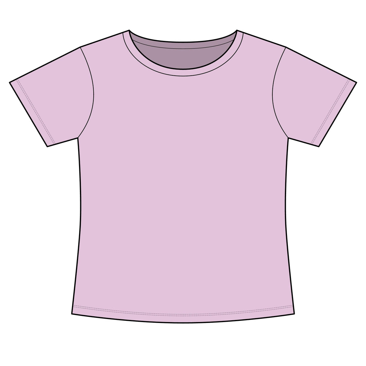 Women's Slim Fit Cotton Polyester T-Shirt