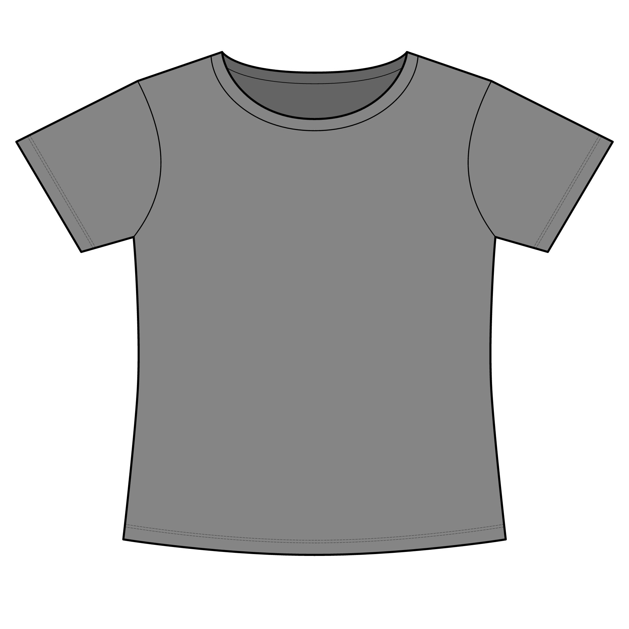 Women's Slim Fit Cotton Polyester T-Shirt