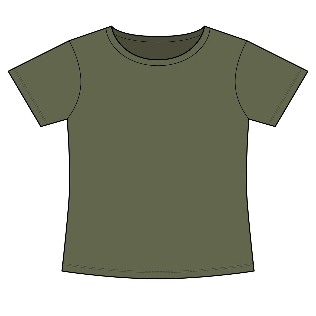 Women's Slim Fit Cotton Polyester T-Shirt