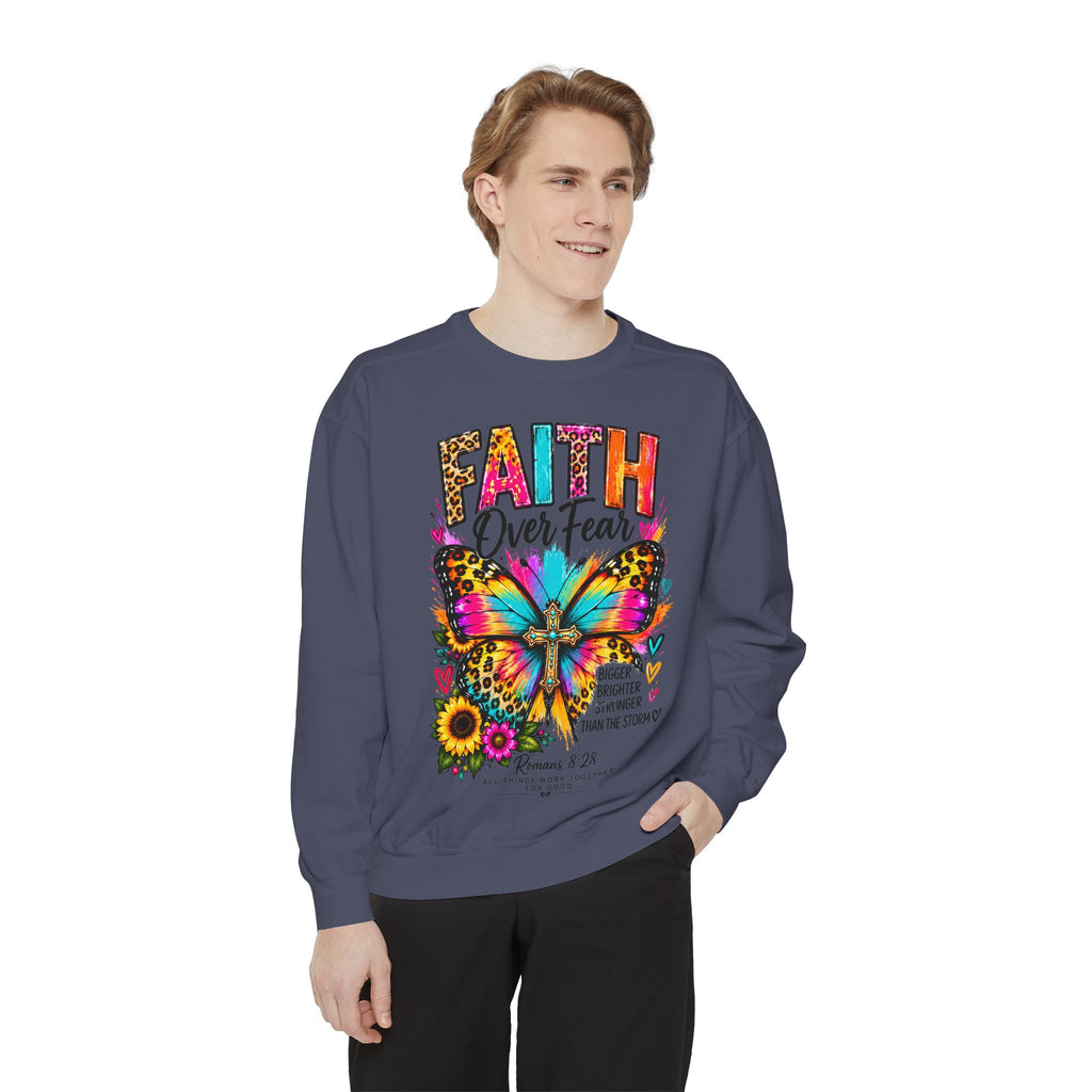 Christian Faith for women Garment-Dyed Sweatshirt