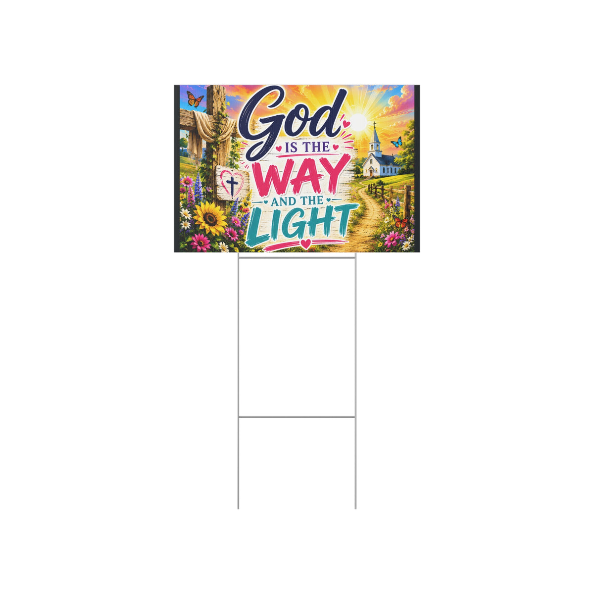 Christian Faith Lawn Sign