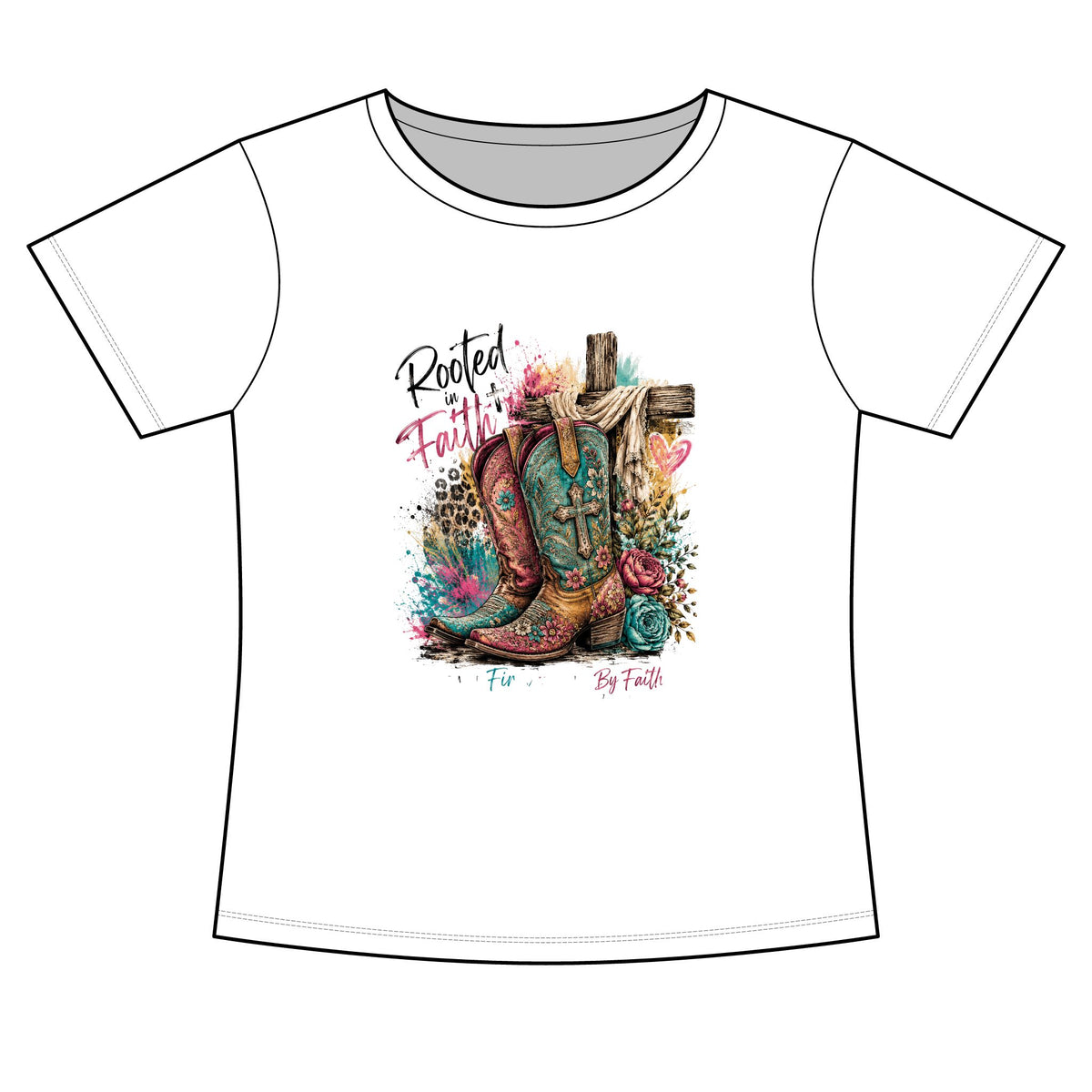 Women's Slim Fit Cotton Polyester T-Shirt