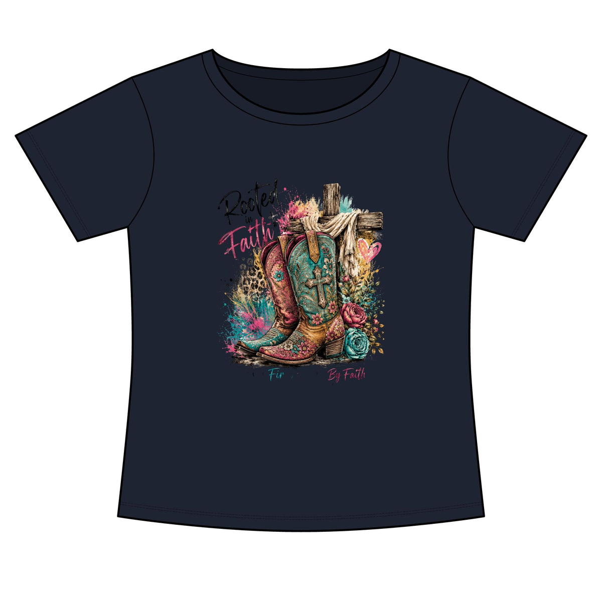 Women's Slim Fit Cotton Polyester T-Shirt