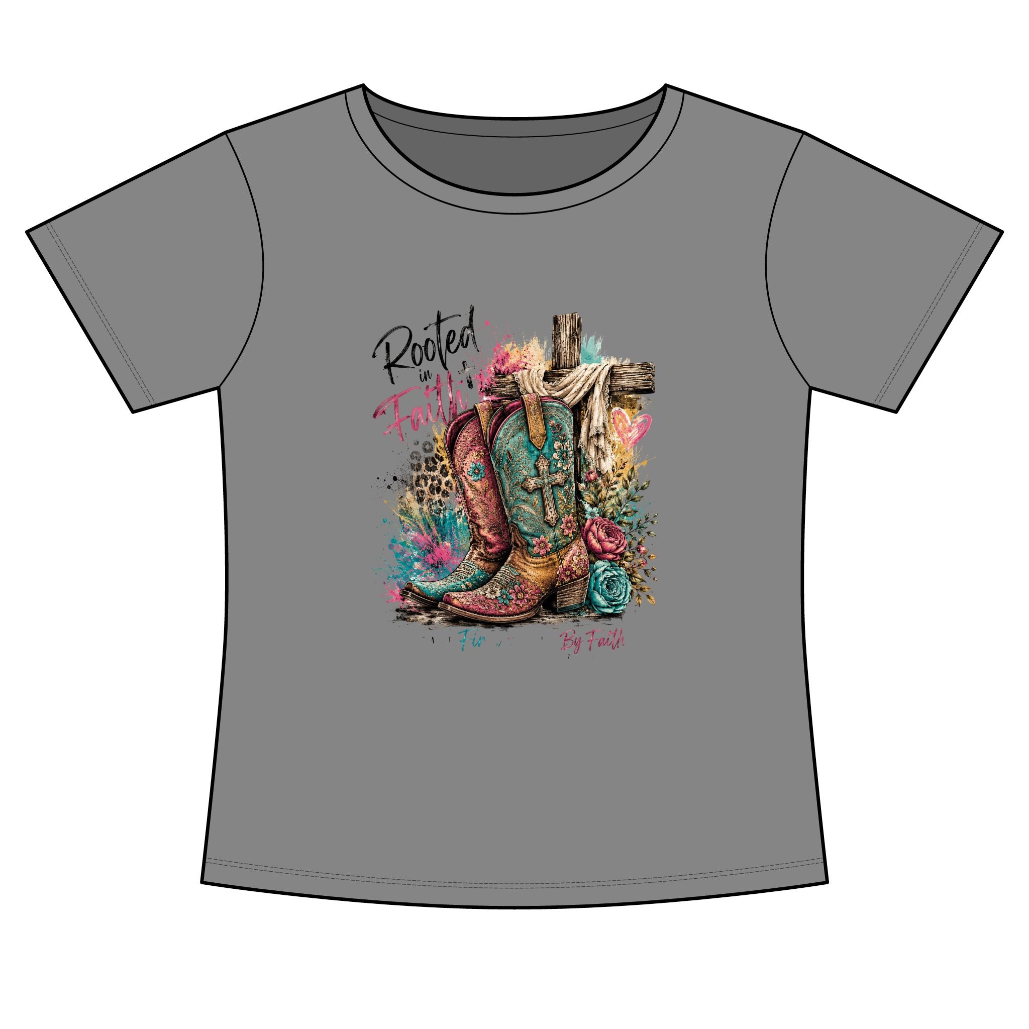 Women's Slim Fit Cotton Polyester T-Shirt
