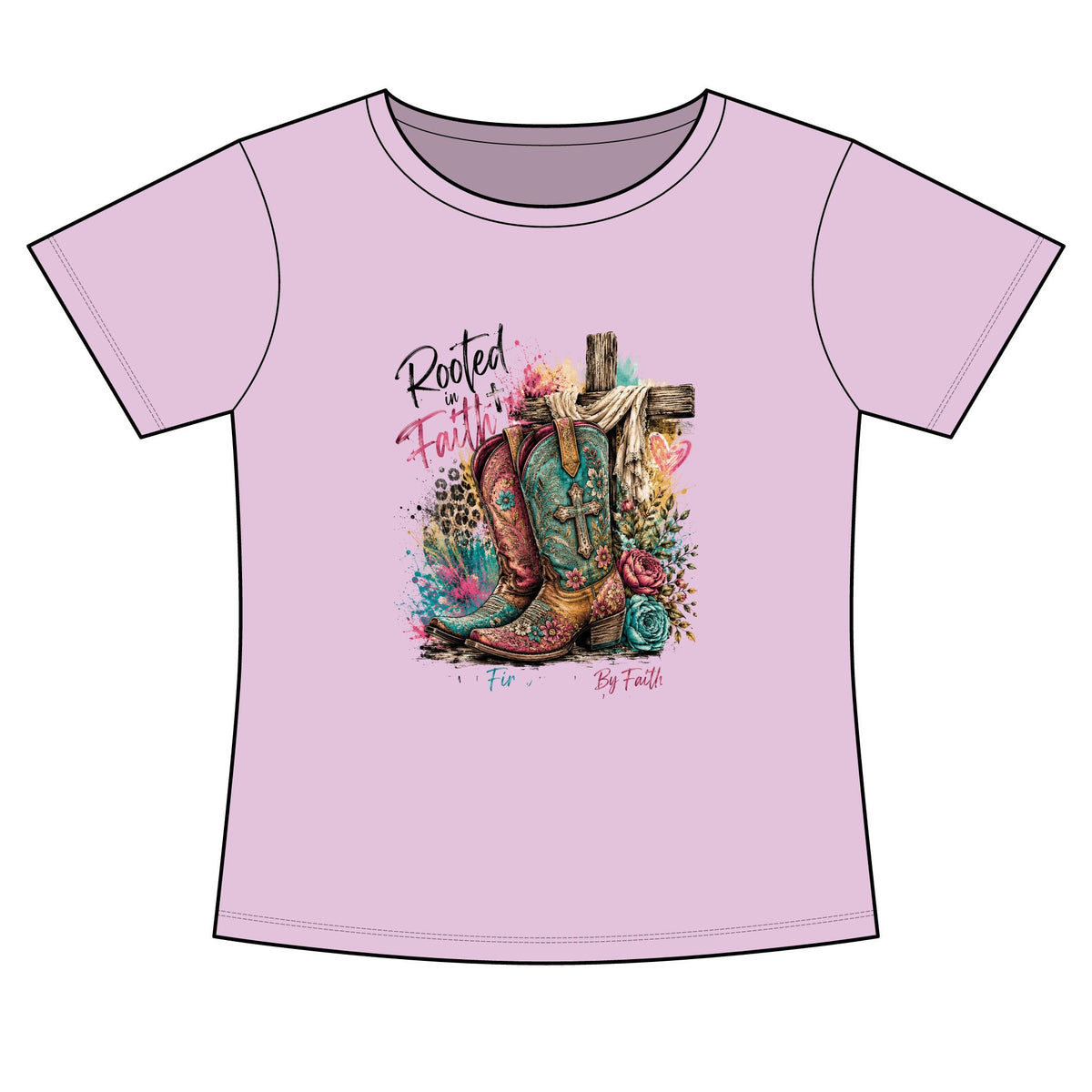 Women's Slim Fit Cotton Polyester T-Shirt