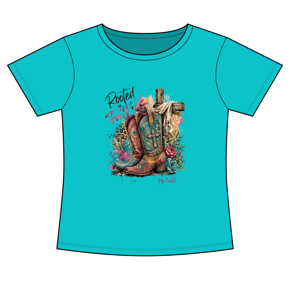 Women's Slim Fit Cotton Polyester T-Shirt