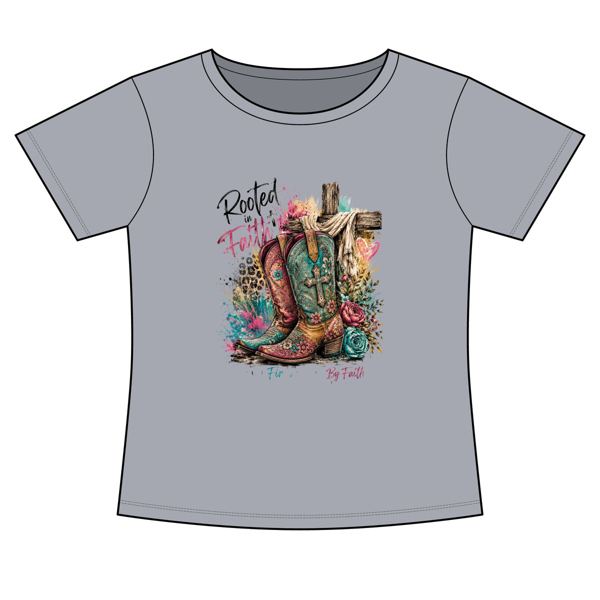 Women's Slim Fit Cotton Polyester T-Shirt