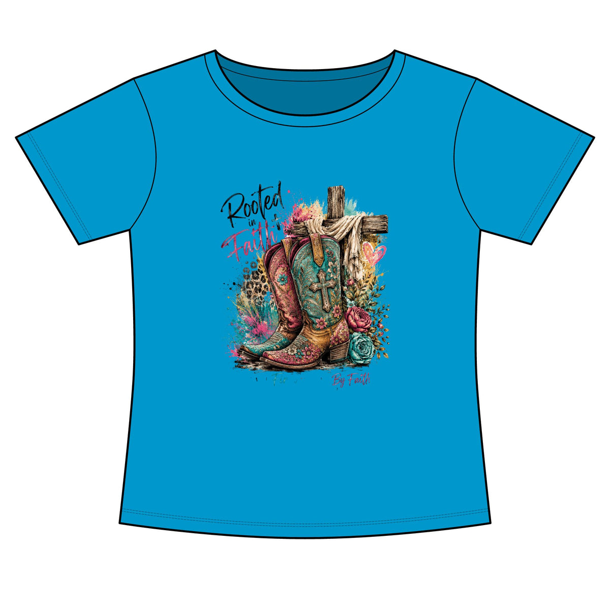 Women's Slim Fit Cotton Polyester T-Shirt